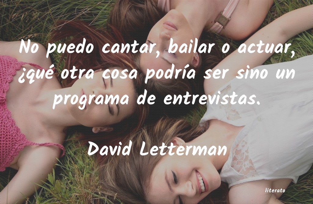 frases de David Letterman