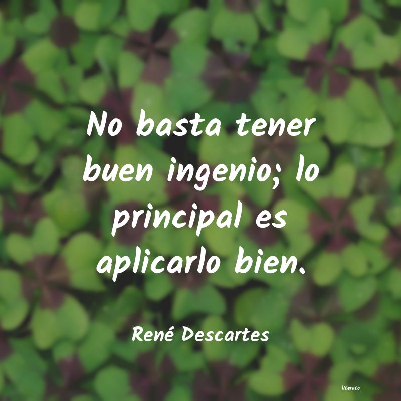 Frases de René Descartes