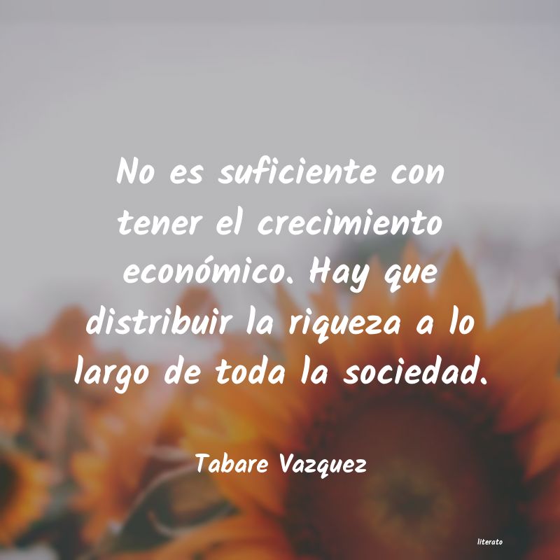 Frases de Tabare Vazquez