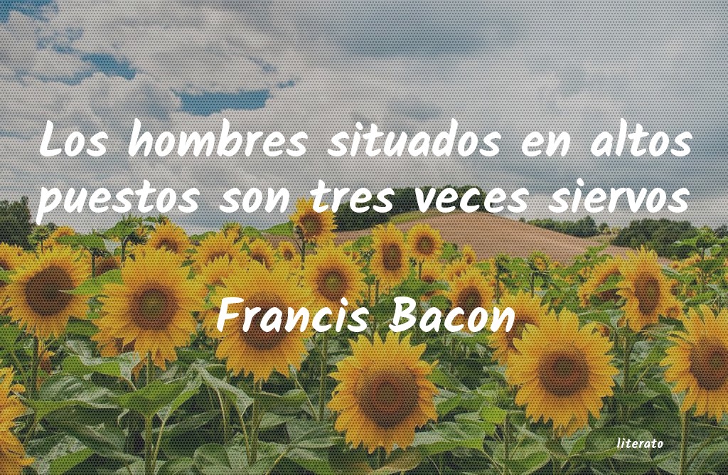 frases de Francis Bacon
