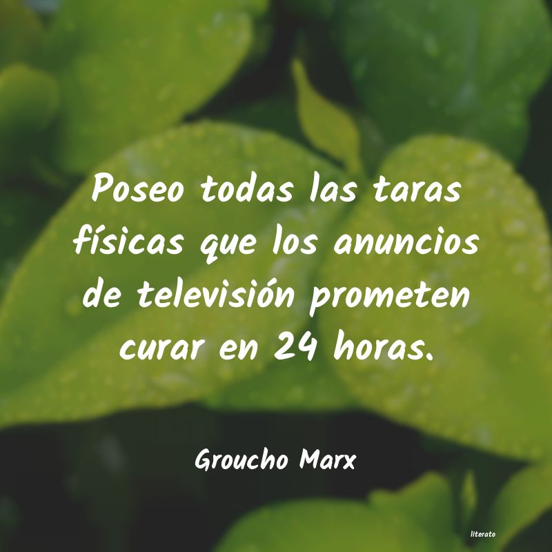 frases de Groucho Marx