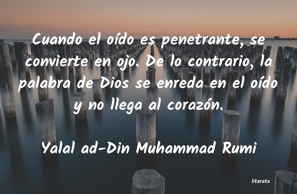 Frases de Yalal ad-Din Muhammad Rumi