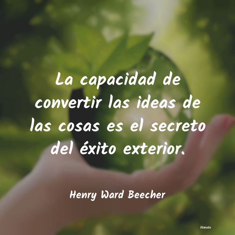 frases de Henry Ward Beecher