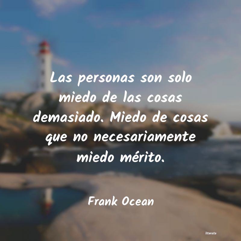 Frases de Frank Ocean