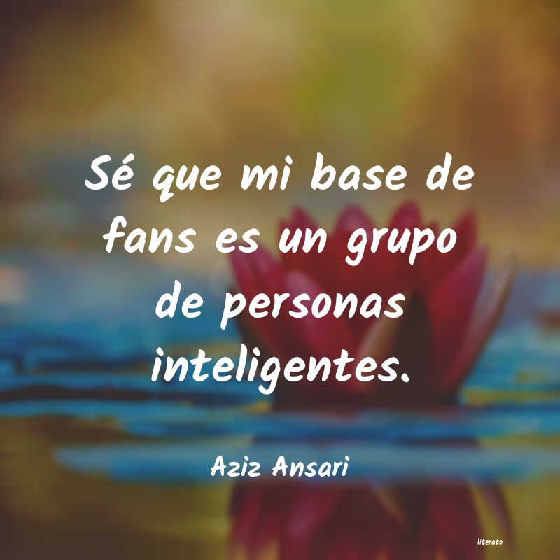 Frases de Aziz Ansari