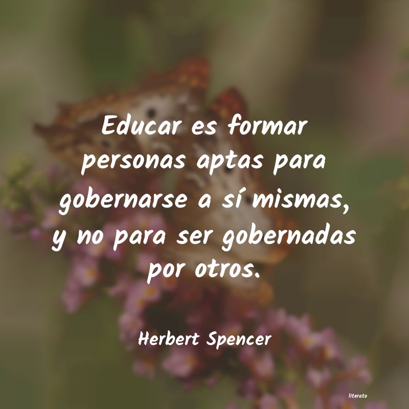 Frases de Herbert Spencer