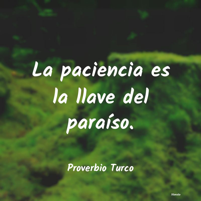 frases de Proverbio Turco