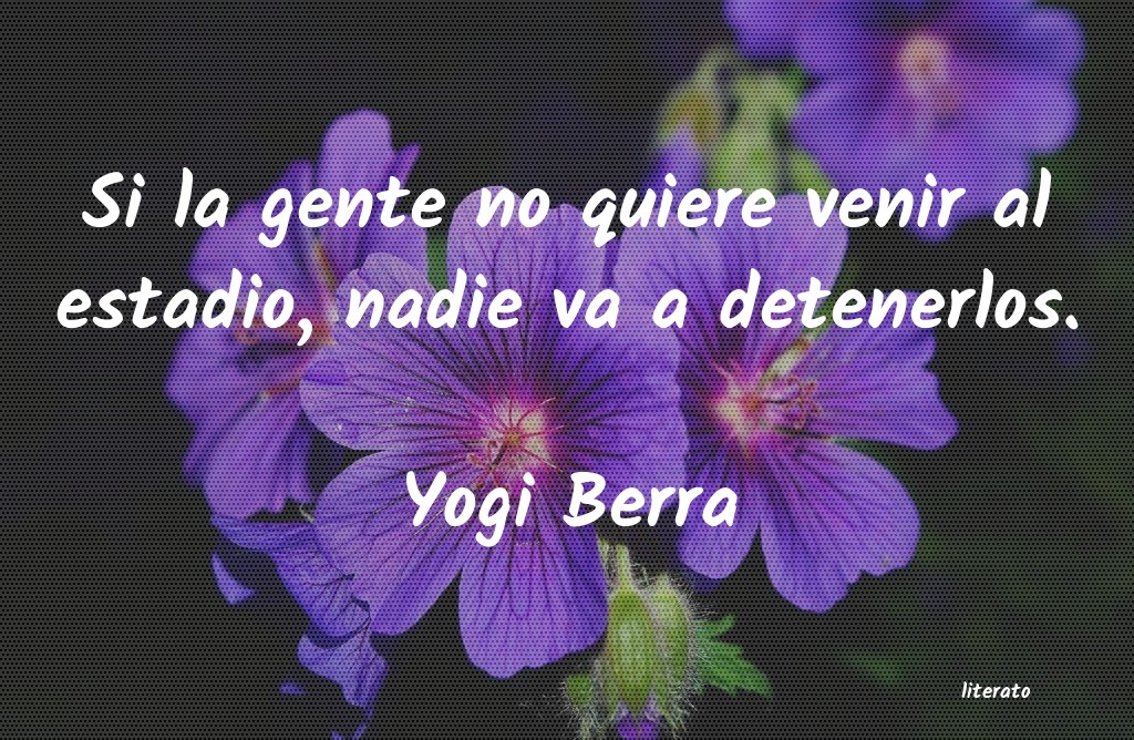 frases de Yogi Berra