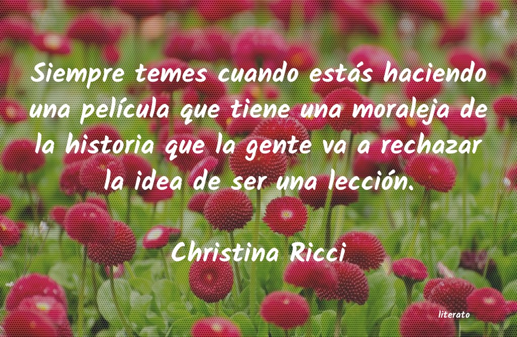 frases de Christina Ricci