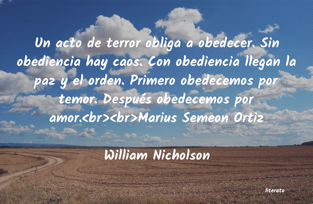 Frases de William Nicholson