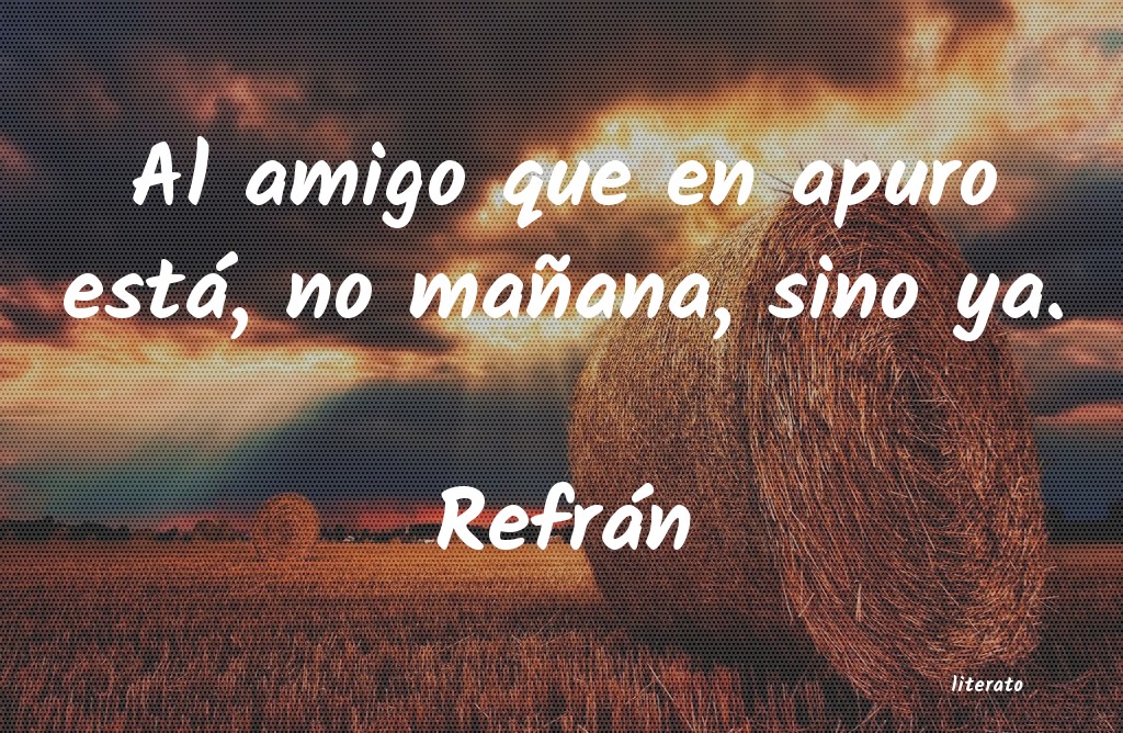 Frases de Refrán