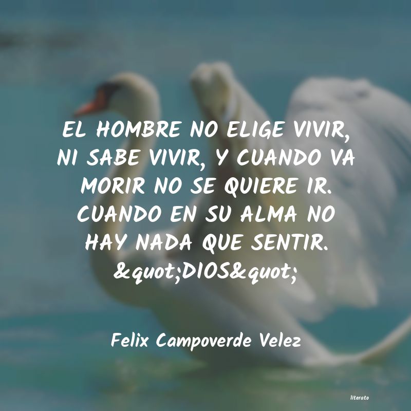 frases de Felix Campoverde Velez