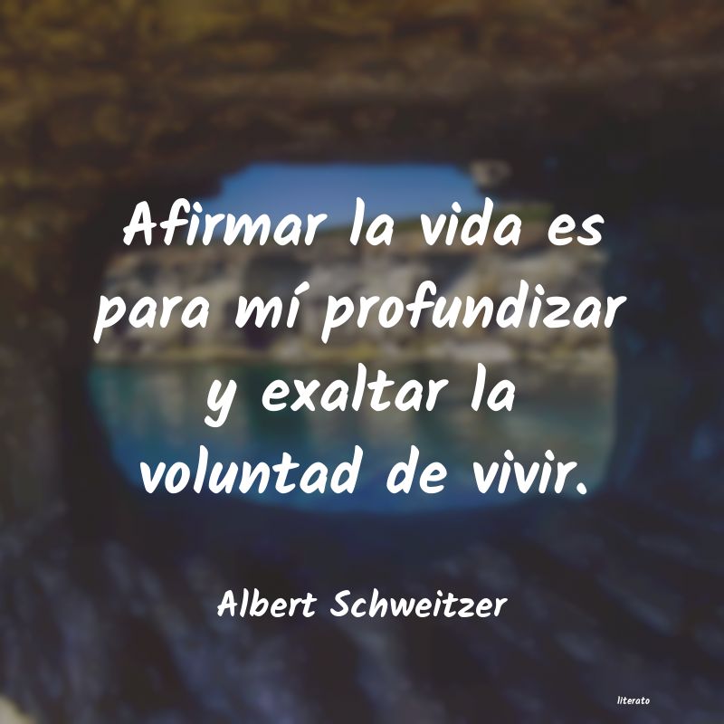 Frases de Albert Schweitzer