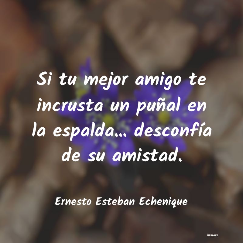 frases de Ernesto Esteban Echenique