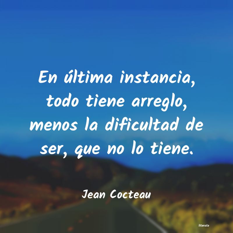 Frases de Jean Cocteau