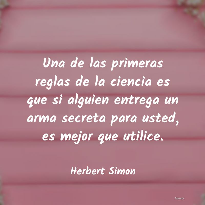 Frases de Herbert Simon