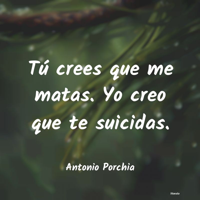 Frases tristes suicidas - Literato