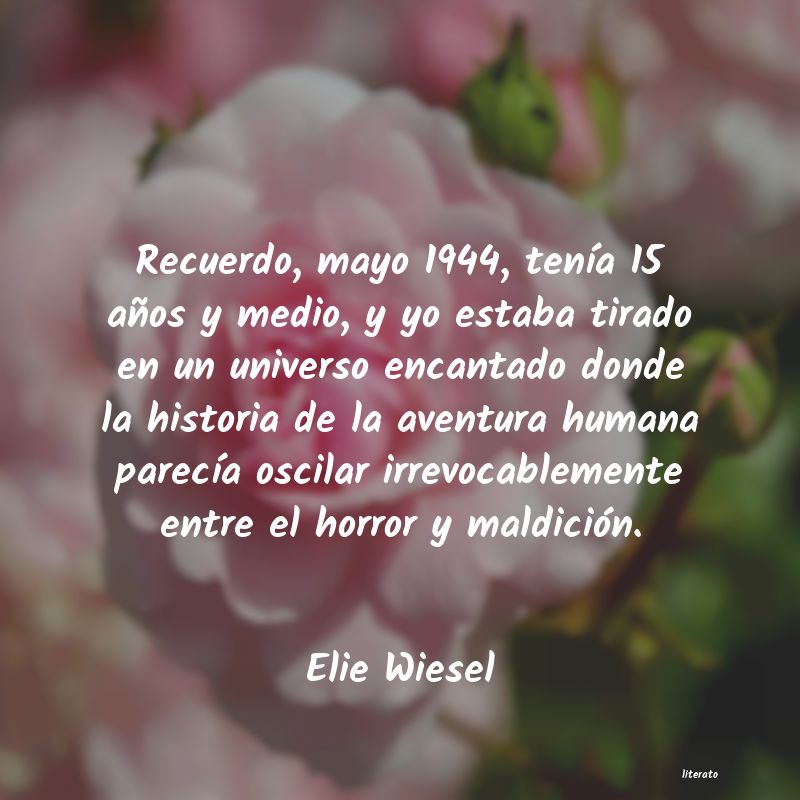 frases de Elie Wiesel