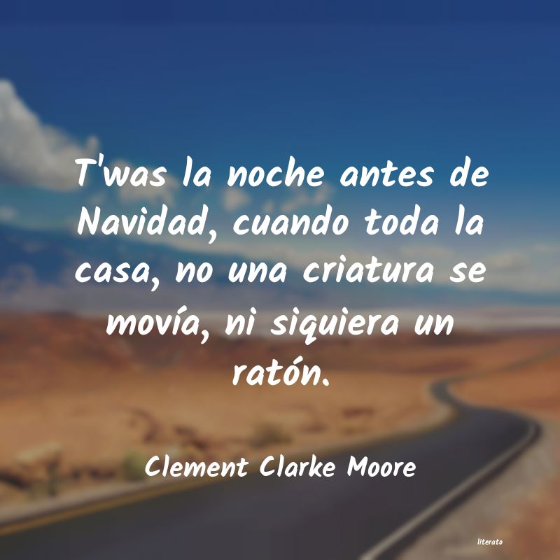 <ol class='breadcrumb' itemscope itemtype='http://schema.org/BreadcrumbList'>
<li itemprop='itemListElement'><a href='/autores/'>Autores</a></li>
<li itemprop='itemListElement'><a href='/autor/clement_clarke_moore/'>clement clarke moore</a></li>
</ol>
