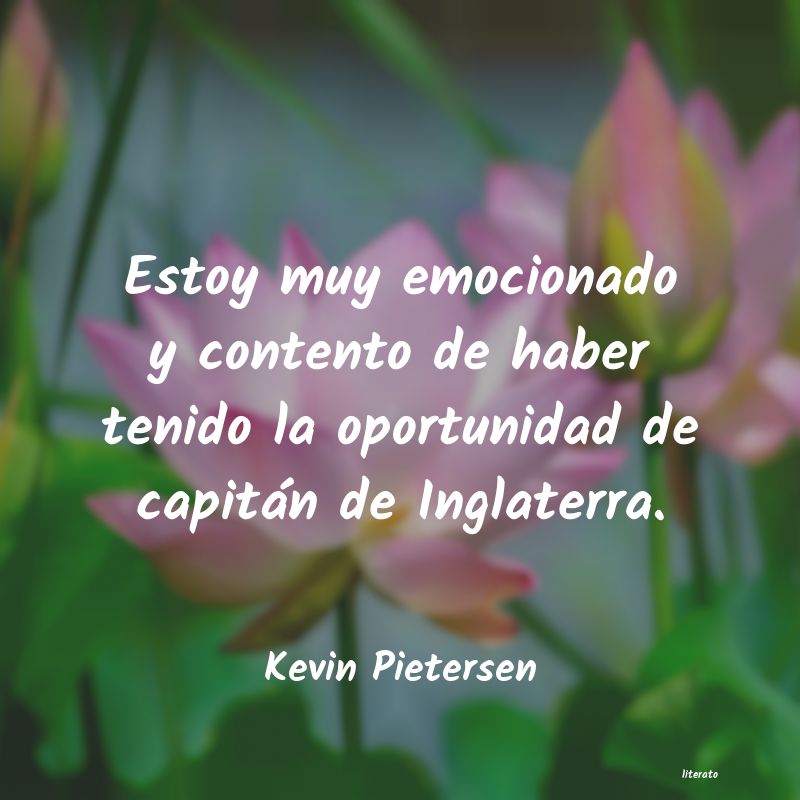 Frases de Kevin Pietersen