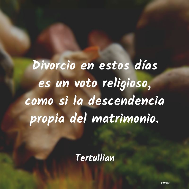 Frases de Tertullian