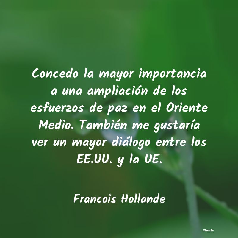 frases de Francois Hollande