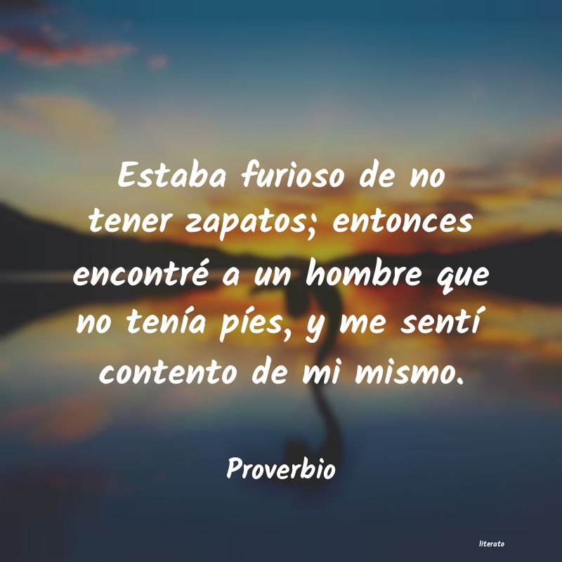 frases de Proverbio