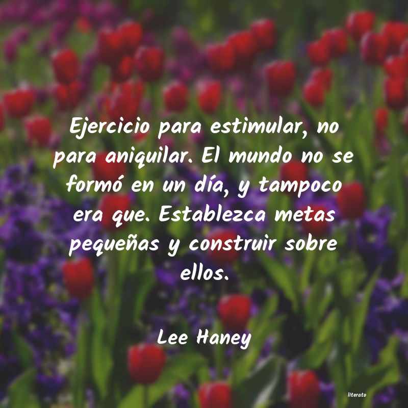 frases de Lee Haney