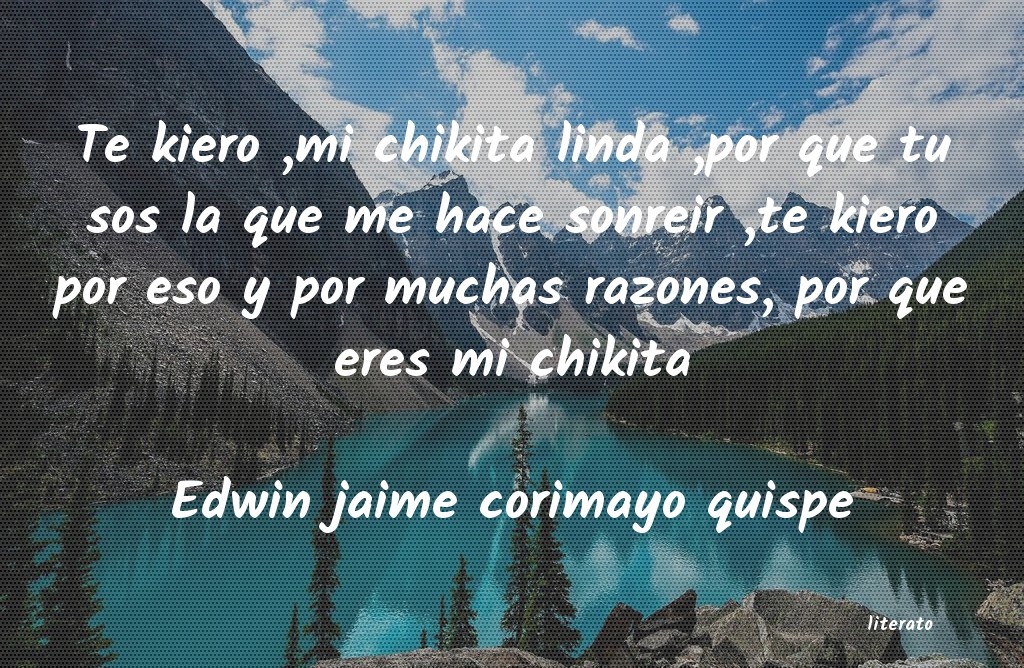frases de Edwin jaime corimayo quispe