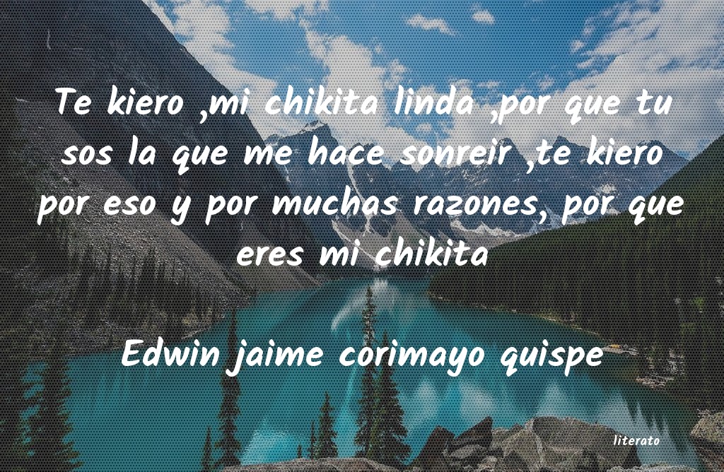 Frases de Edwin jaime corimayo quispe