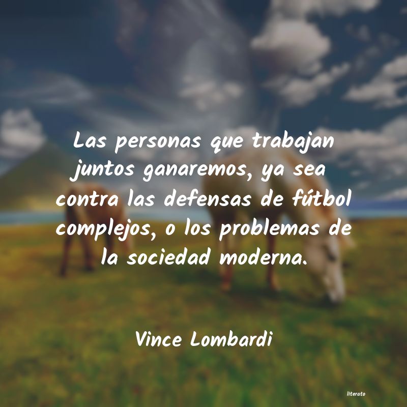 frases de Vince Lombardi