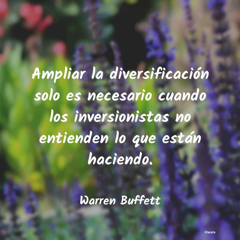 Frases de Warren Buffett