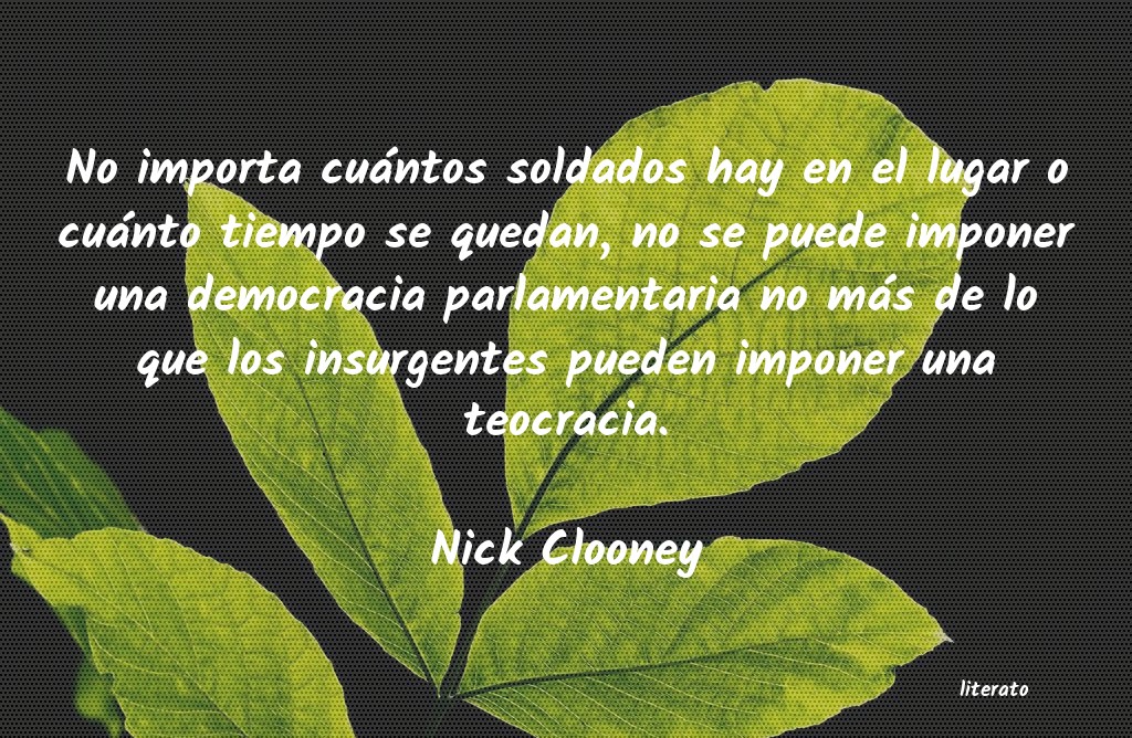 Frases de Nick Clooney