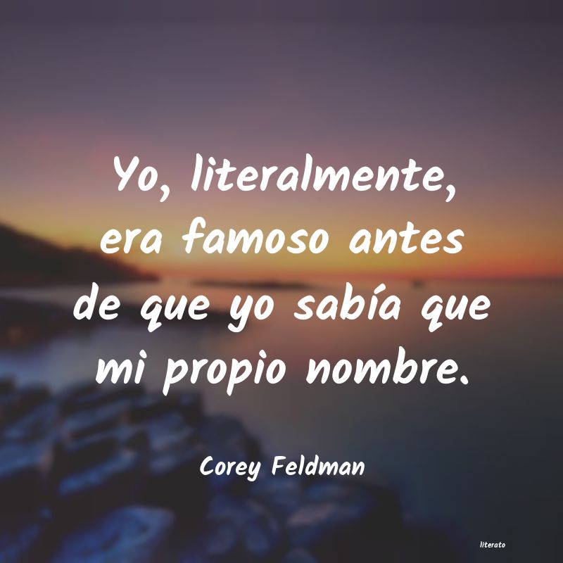 Frases de Corey Feldman