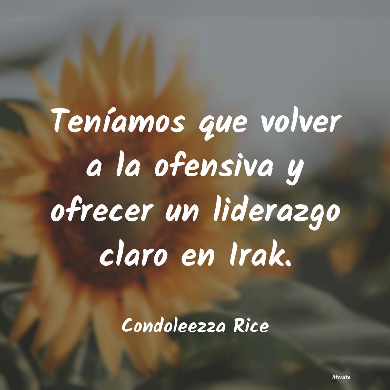 Frases de Condoleezza Rice