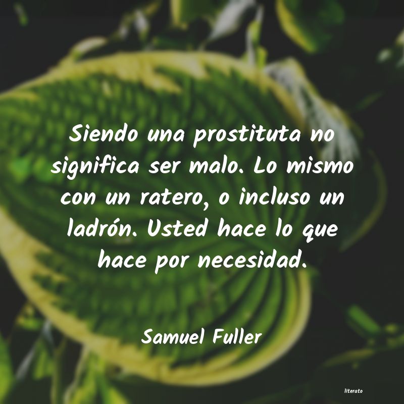 Frases de Samuel Fuller