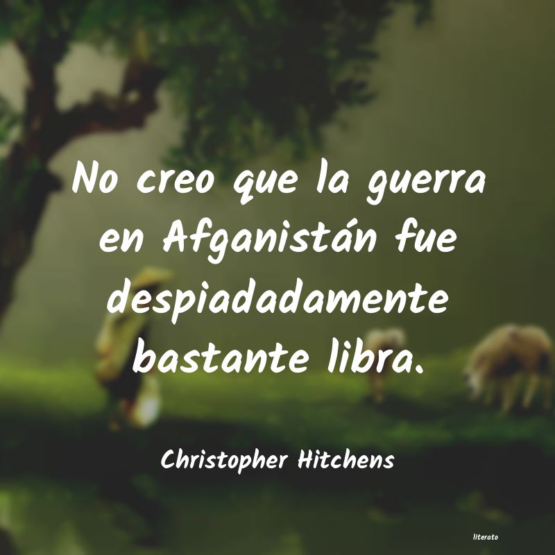 frases de Christopher Hitchens