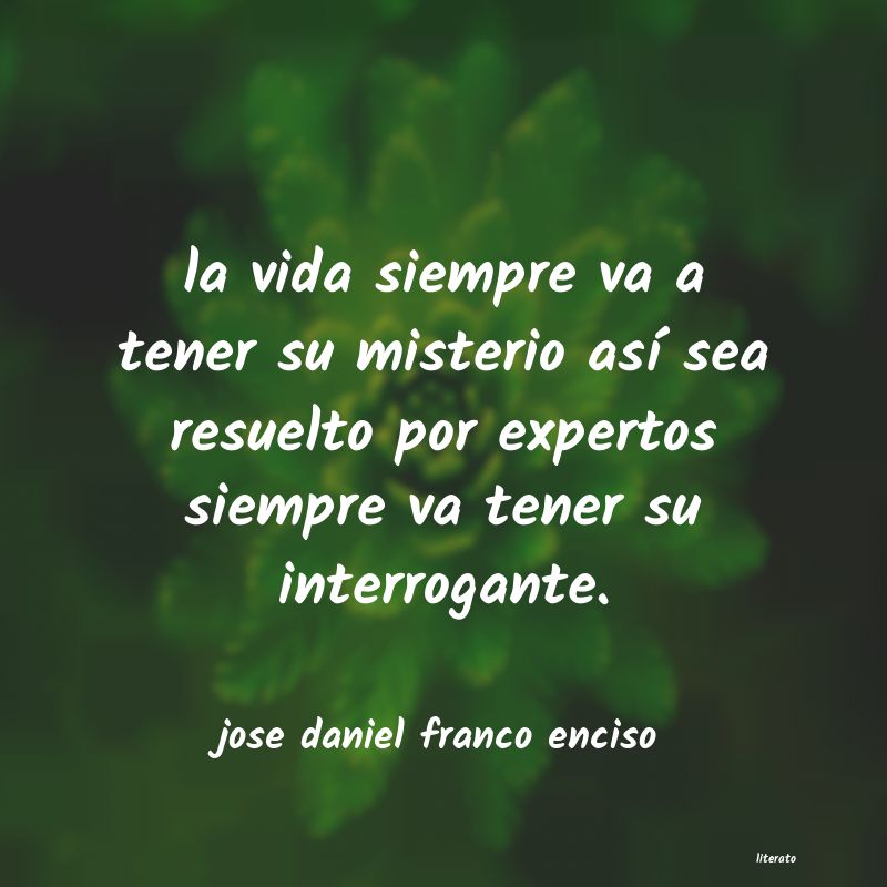 Frases de jose daniel franco enciso