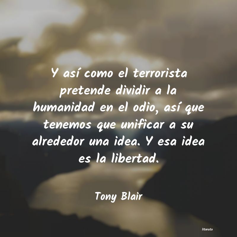 Frases de Tony Blair