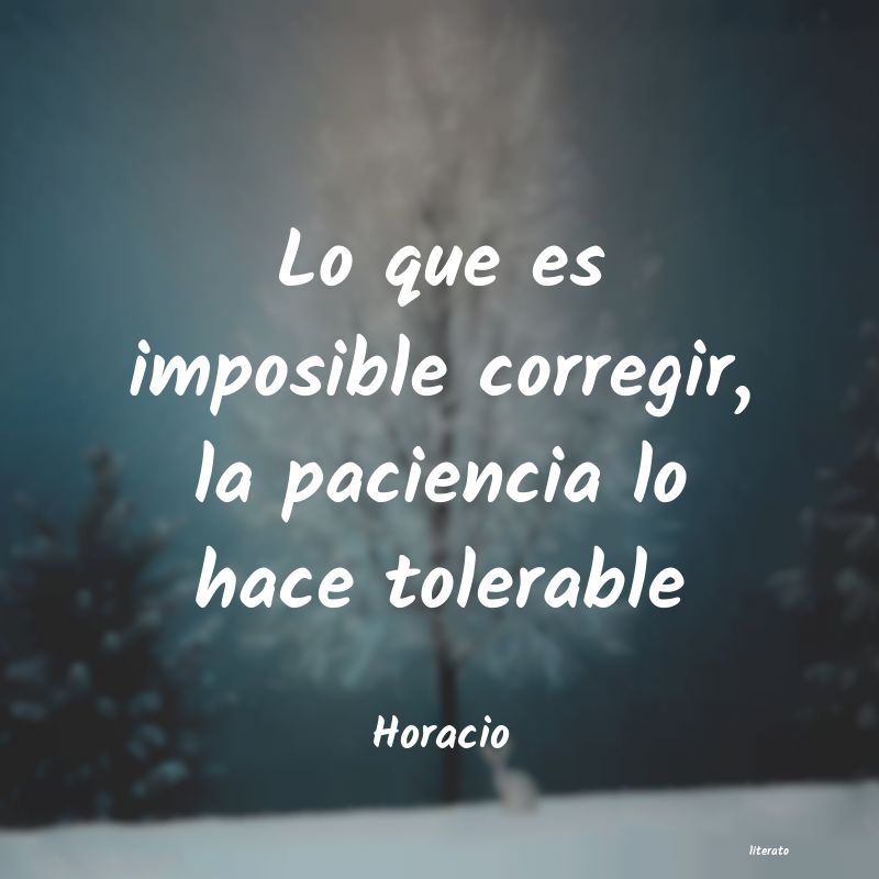 frases de Horacio