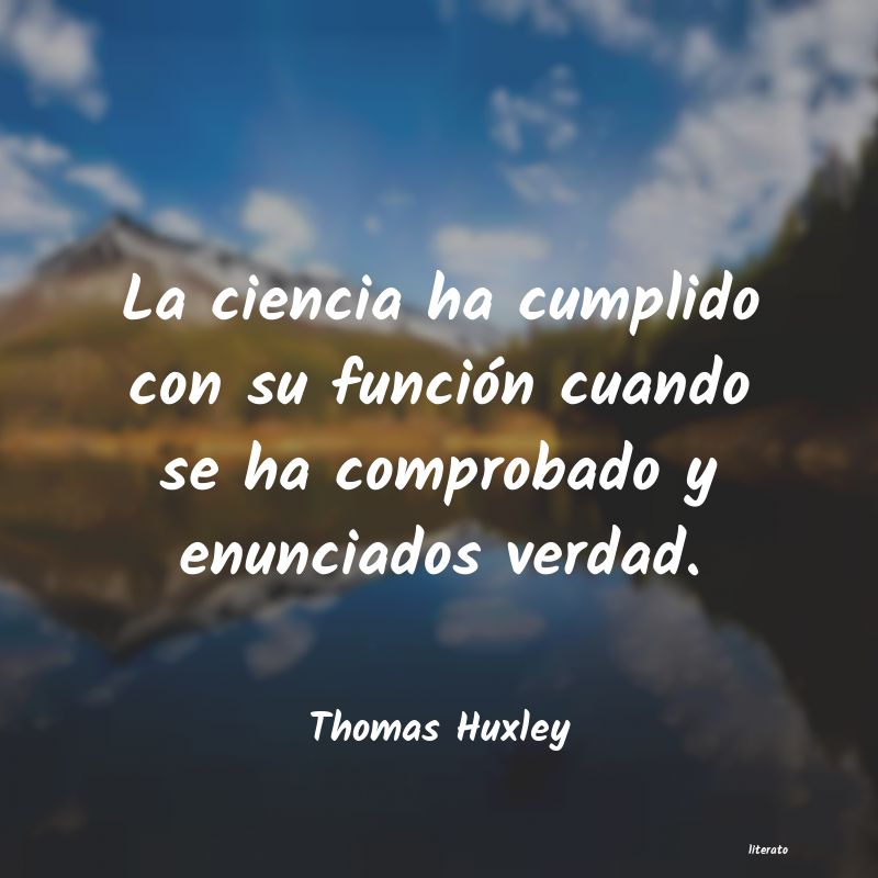 Frases de Thomas Huxley