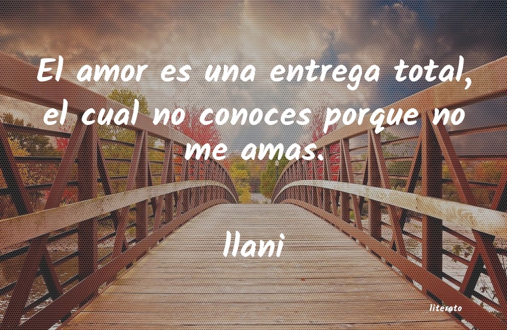 frases de llani