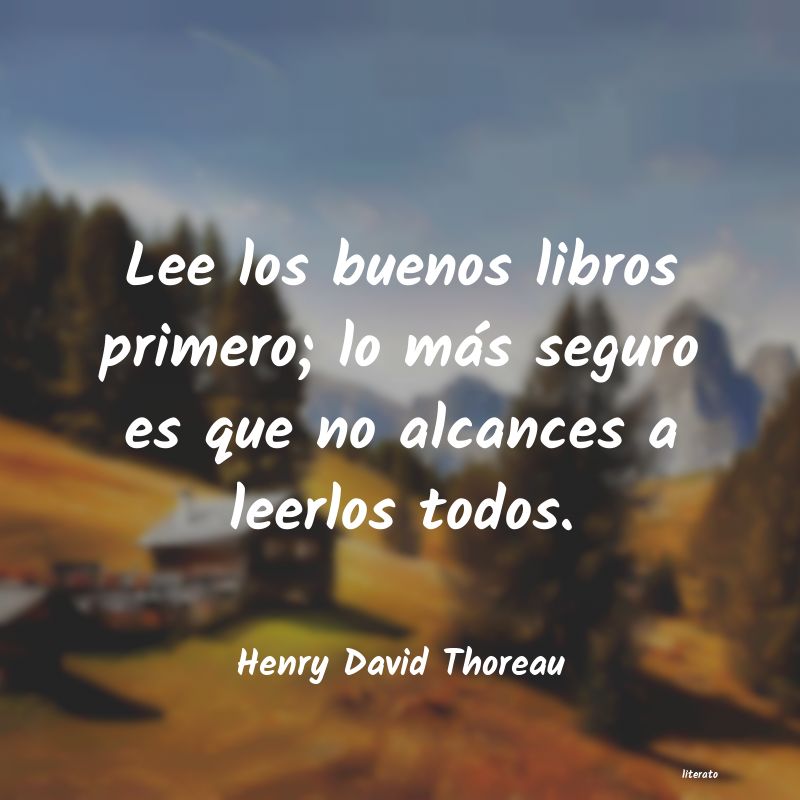 frases de Henry David Thoreau