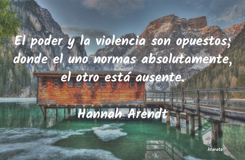 Frases de Hannah Arendt