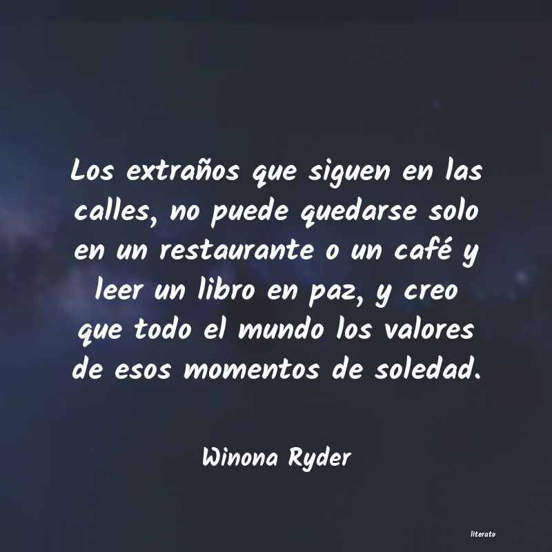 frases de Winona Ryder
