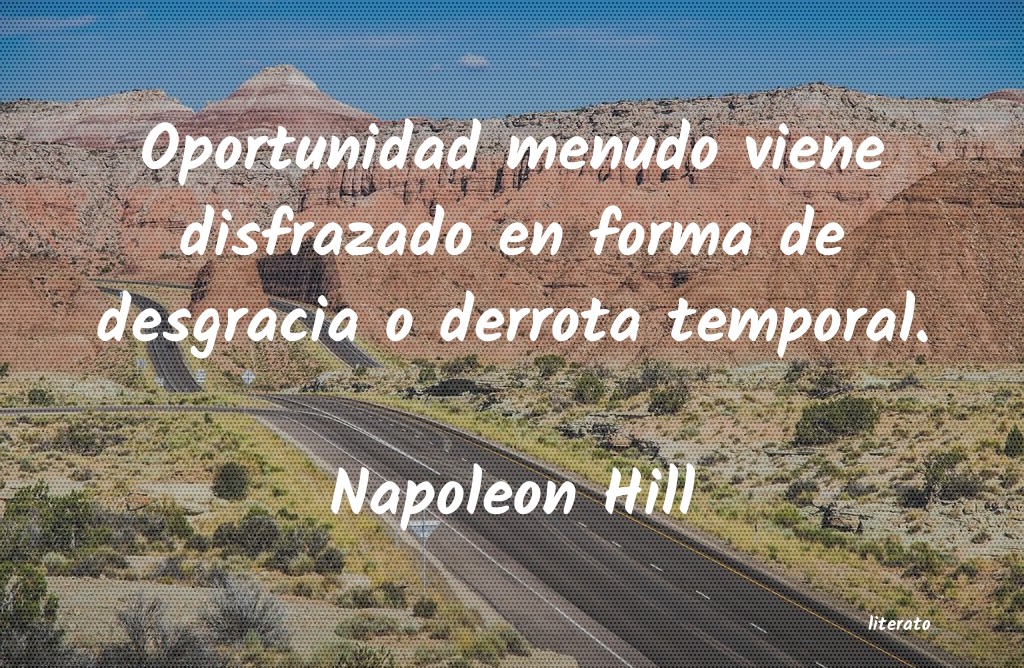 frases de Napoleon Hill
