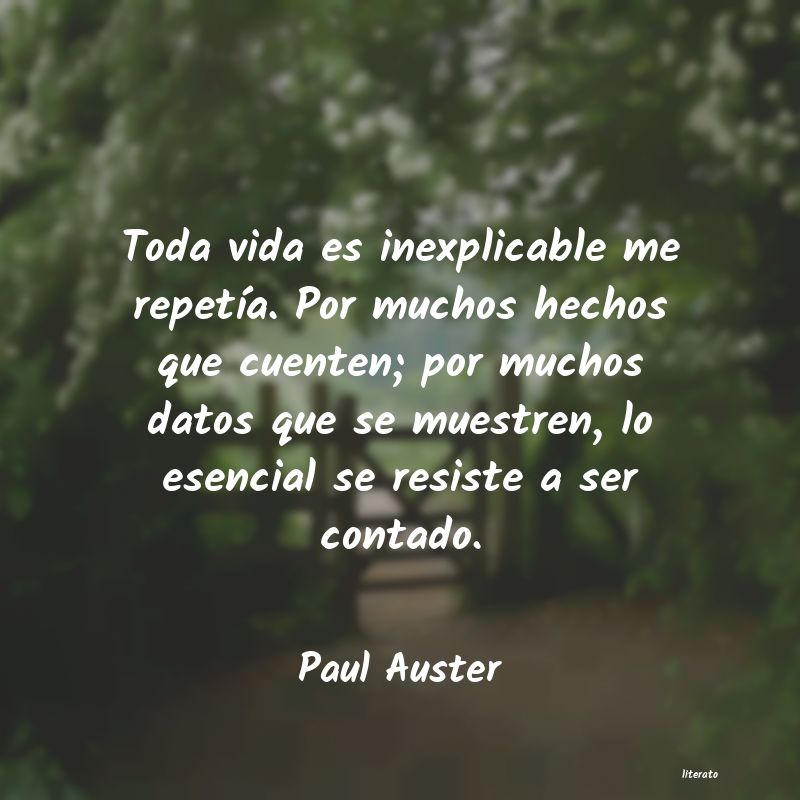 Frases de Paul Auster