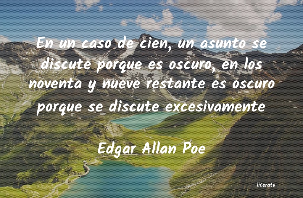 Frases de Edgar Allan Poe