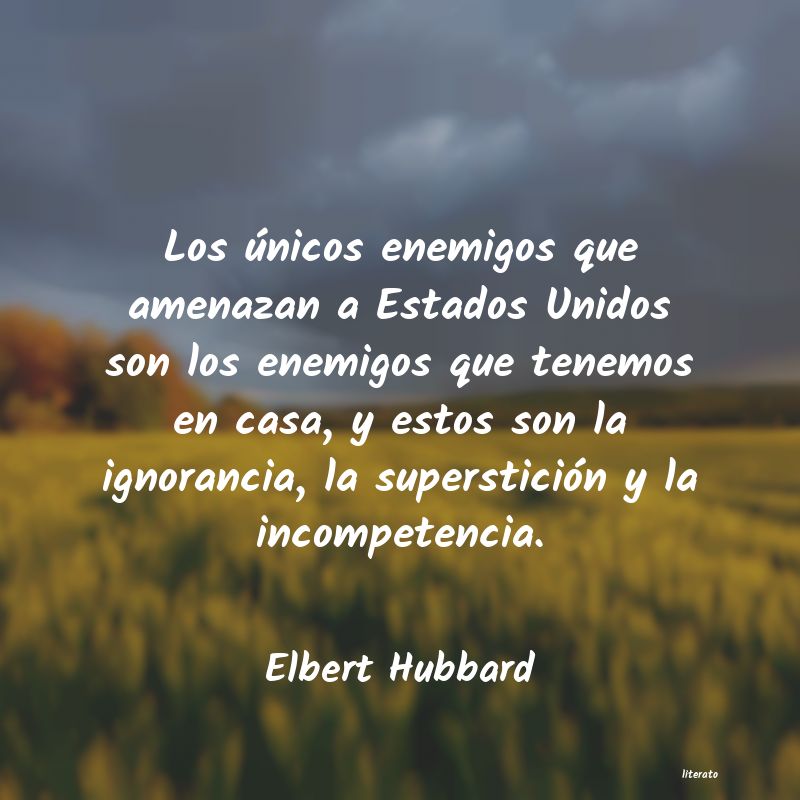 Frases de Elbert Hubbard