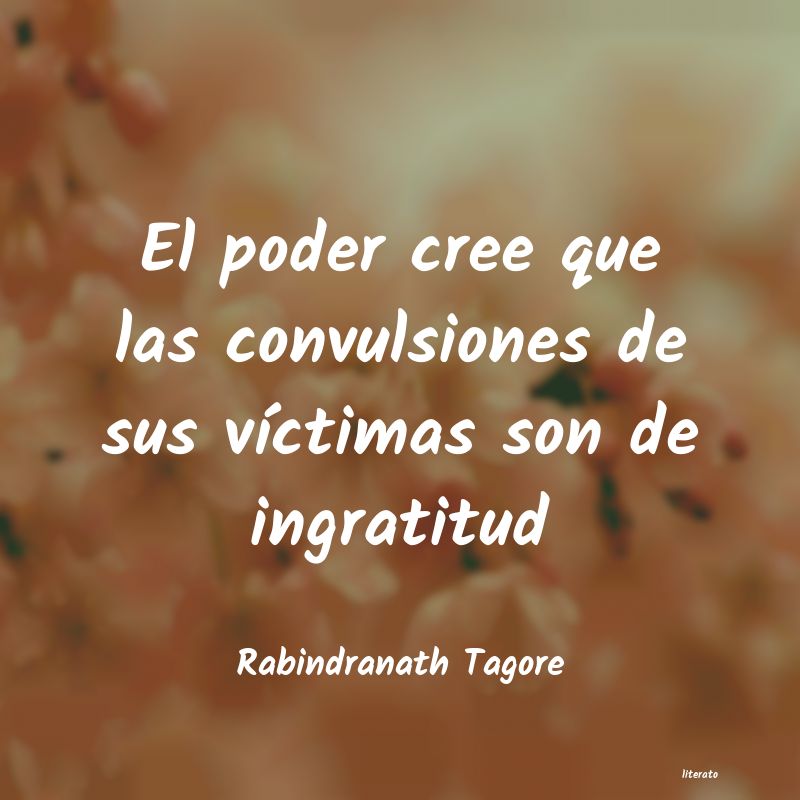 Frases de Rabindranath Tagore